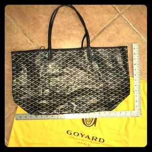 Goyard Black Canvas Tote *FAIR CONDITION*